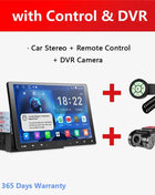 10 inch Android Car Stereo Single 1 Din Retractable Screen Apple CarPlay Android Auto 1Din Car Bluetooth Radio Head Unit