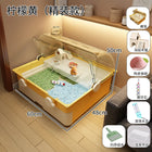 Hamster cage special oversized luxury villa golden bear wintering double-layer transparent basic cage flower branch mouse feedin