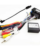 Adattatore per cablaggio autoradio CAN Bus Decoder connettore RCA cavo di cablaggio da 16Pin a 52 Pin per Jeep Renegade Cherokee Compass Wrangler