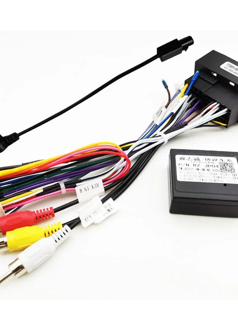 Adattatore per cablaggio autoradio CAN Bus Decoder connettore RCA cavo di cablaggio da 16Pin a 52 Pin per Jeep Renegade Cherokee Compass Wrangler