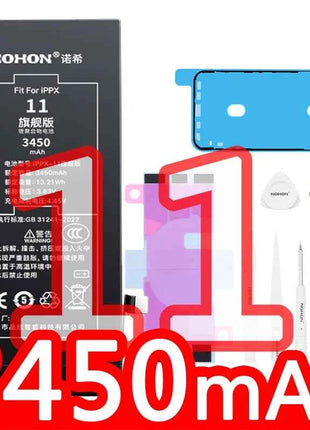 NOHON  High Capacity Phone Battery for iPhone 13 13Pro 12 Pro 11 X XR XS 12Mini 13PM 15Pro MAX 14 SE SE2 SE3 Replacement Bateria