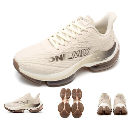 Scarpe da corsa con cuscino d'aria ONEMIX per donna, scarpe da ginnastica estive leggere con superficie in rete traspirante, scarpe sportive per fitness all'aperto