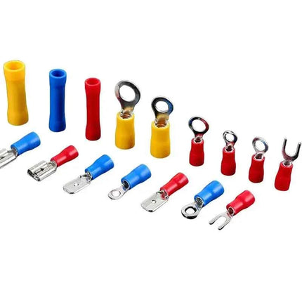 Assorted Electrical Crimp Terminal Kit 280/1500pcs - Cold Pressed Male Female Quick Connect Lugs for DIY & Repairs