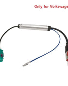 Antenna radio speciale per auto AM/FM Amplificatore di segnale radio audio Doppio adattatore antenna per antenna radio Fakra RF per Volkswagen