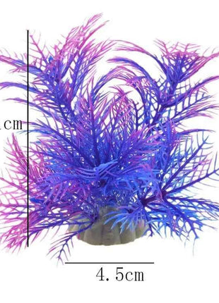Artificial Aquarium Decor Plants Water Weeds Ornament Aquatic Fish Tank Simulation Grass Flower Decoration Accessories