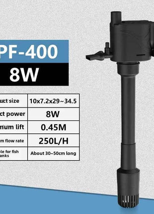 Fish tank submersible pump Built-in filter pump Oxygen wave aquarium filter matching pump