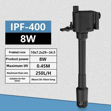 Fish tank submersible pump Built-in filter pump Oxygen wave aquarium filter matching pump