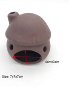 Ceramic House Fish Tank Aquarium Decoration Fish Shrimps Shelter House Pottery Scorpion House Canister Simulation Stone Ornament