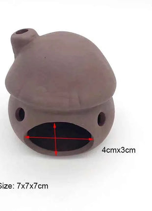 Ceramic House Fish Tank Aquarium Decoration Fish Shrimps Shelter House Pottery Scorpion House Canister Simulation Stone Ornament
