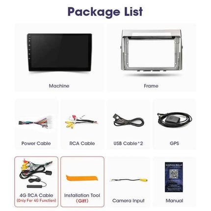 Srnubi Android Car Radio for Toyota Corolla Verso 2004-2009 Carplay Android auto 2Din Multimedia Player Autoradio Navigatore GPS