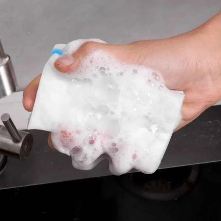 Nano Cleaning Magic Cloth Kitchen Cleaning and Dishwashing Magic Cloth Cleaning Tools White Shoe Sponge Block Brush