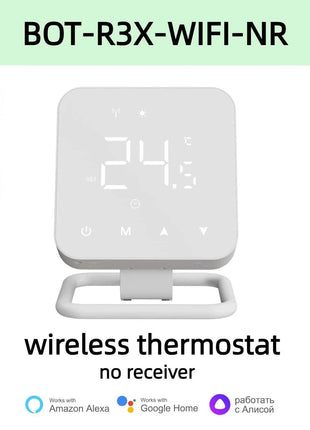 Beok wireless Thermostat Controller Heating Wifi Smart Home 8-Channel Heating System for Gas Boiler Water Floor Actuator