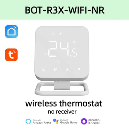 Beok wireless Thermostat Controller Heating Wifi Smart Home 8-Channel Heating System for Gas Boiler Water Floor Actuator