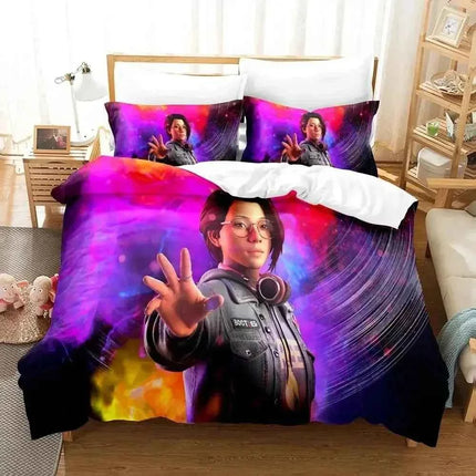 Game Life Is Strange Before The Storm Bedding Set,Duvet Cover Set,King Queen Twin Size Quilt Cover Set for Boys Girls Adult