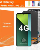 Testato AMOLED Nota 13 4G Display Con Cornice Per Xiaomi Redmi Nota 13 4G LCD 23129RAA4G Display Touch Screen Digitizer Assembly