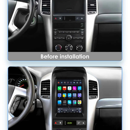 Hizpo 9.7" 2 Din Android Auto Car Radio for Chevrolet Captiva Sport 2006 - 2012 Multimedia Video Player Carplay  for Tesla Style