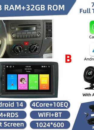 Car Radio For Fiat Idea Lancia Musa 2003-2008 2 Din Android Multimedia Stereo Player Head Unit Autoradio GPS Navigation Carplay
