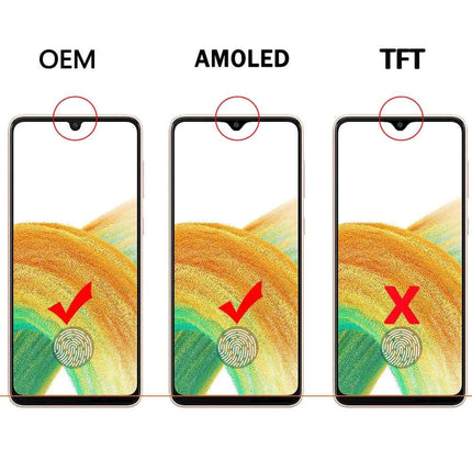 Display AMOLED per Samsung Galaxy A33 5G Display LCD Touch Screen Digitizer Assembly per Samsung A336 Display di ricambio