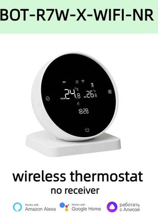 Beok wireless Thermostat Controller Heating Wifi Smart Home 8-Channel Heating System for Gas Boiler Water Floor Actuator