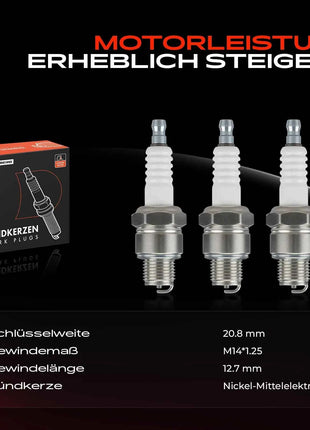 Candele Frankberg 3x per BMW Isetta 100 103 Simson Yamaha Zündapp Hercules B8HS 5510
