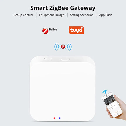 Tuya Zigbee 3.0 Gateway Hub Smart Home Wireless Bridge Smart Life APP Remote Control Automation Device Works with Alexa Google