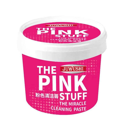 JMY Pink Cleaning Paste Multi-functional Stain Remover Degreaser for Kitchen Cookware Oven Home Cleaning Supplies Safe Effective