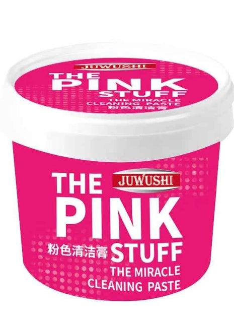 JMY Pink Cleaning Paste Multi-functional Stain Remover Degreaser for Kitchen Cookware Oven Home Cleaning Supplies Safe Effective