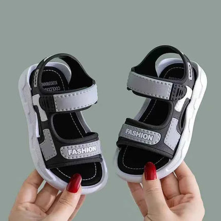 Sandali per bambini alla moda Scarpe per bambini Ragazzo Suola morbida antiscivolo Sandali per ragazze dei ragazzi Scarpe per bambini da spiaggia estiva 2-10 anni