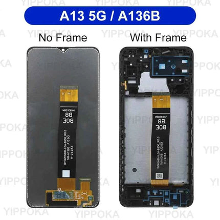 IPS Per Samsung Galaxy A13 5G A136 A136U1 Display LCD Touch Screen Per Samsung A13 A135F LCD A135F SM-A135M Sostituzione Dello Schermo