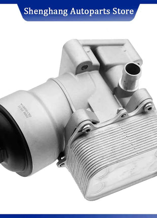 Aluminium Oil Cooler Housing & Radiator For VW Passat Polo Caddy Tiguan EOS Seat Skoda 2.0L TDl 03L115389C 03L115389H 03L117021C