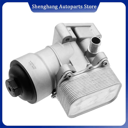 Aluminium Oil Cooler Housing & Radiator For VW Passat Polo Caddy Tiguan EOS Seat Skoda 2.0L TDl 03L115389C 03L115389H 03L117021C
