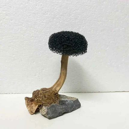 Fish Tank Plant Moss Tree Landscaping Decoration Wood Plant Root Driftwood Aquatic Plants Grass Aquarium Accessories (No Moss)