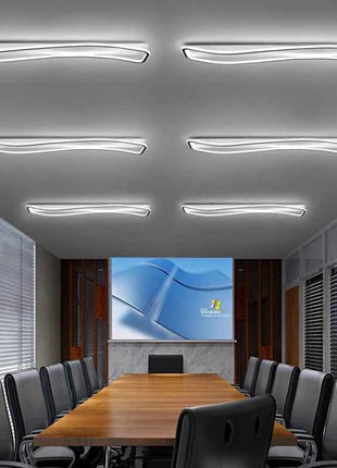 Moderna onda creativa corridoio balcone lampada da soffitto a LED camera da letto guardaroba corridoio luce decorazioni per la casa lampadario a soffitto apparecchio per ufficio