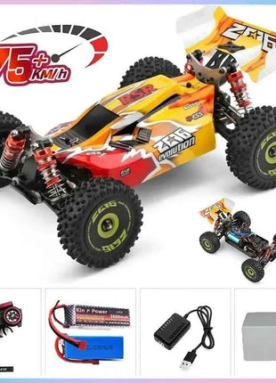 WLtoys 144010 144001 75KM/H 2.4G RC Car Brushless 4WD Electric High Speed Off-Road Remote Control Drift Toys for Children Racing