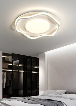 Lampada da camera da letto principale Lampada da soffitto moderna a LED nordica con attenuazione remota Luce da soggiorno Camera dei bambini Lampadario da pranzo per la casa