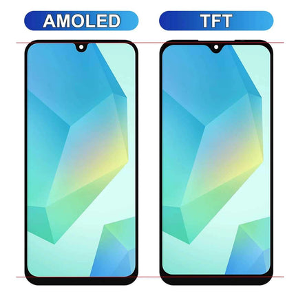 AMOLED A16 Display For Samsung A16 4G A165F LCD Display Touch Screen Digitizer For Samsung A16 5G A166 SM-A166B LCD 100% Test
