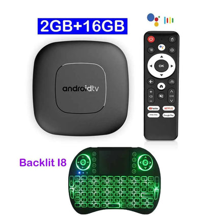Smart TV Box 8GB 128GB Android 14 ATV Allwinner H313 Google Assistant 8K Video 4k HDR10 Media Player T1 Very Fast Set Top Box