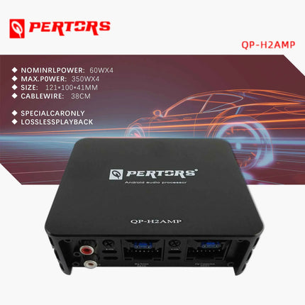 4*60W Car Power Amplifier, Non-destructive Installation, DSP Car Audio Speakers, Dedicated Amplifier for Android Large Screens