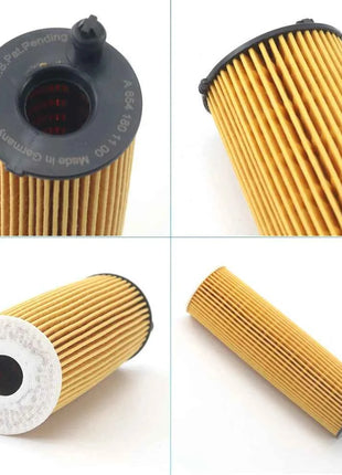 2PCS A6541801100 6541801100 Engine Oil Filter For G-Class GLC GLE GLS MARCO POLO 6541801100
