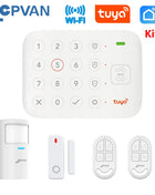 CPVAN Smart Wireless Home Alarm System with 4G WiFi Security Panel, Alarm Kit with Keypad, Supports Tuya/Smart Life Control