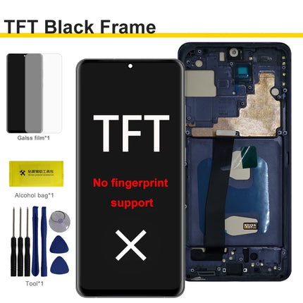 AMOLED Per Samsung Galaxy S20Ultra G988 G988U G988B/DS Display LCD Touch Screen Digitizer con Cornice Per Samsumg S20 Ultra LCD
