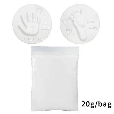 Impronta del bambino Creatori di argilla Infantile Asciugatura dell'aria Argilla morbida 3D Impronta digitale Impronta Zampa Kit Genitore-figlio Inkpad Giocattolo fai da te Souvenir per bambini