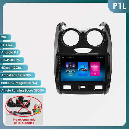Android Car Radio Player audio for Renault Duster 2015 - 2020 wireless Carplay Android Auto 2din GPS Intelligent Multimedia DSP