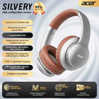 Acer Ohr559 Wireless Bluetooth Headset with High-Fidelity Stereo Bass Sound, Noise Reduction for Calls, Music, and Gaming, No Delay, Long Battery Life, Full-Ear Coverage, Comfortable Fit, with Microphone