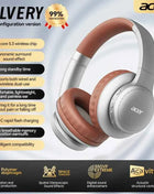 Acer Ohr559 Wireless Bluetooth Headset with High-Fidelity Stereo Bass Sound, Noise Reduction for Calls, Music, and Gaming, No Delay, Long Battery Life, Full-Ear Coverage, Comfortable Fit, with Microphone