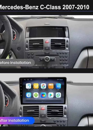 Android 15 For Mercedes Benz C Class 3 C220 C180 W204 S204 2006-2011 Car Auto Carplay Radio Stereo Receiver Multimedia Screen