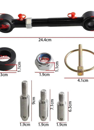 Collegamenti della barra antirollio anteriore regolabile per Jeep Wrangler JK JKS 2/4 porte 2007-2018 parti di automobili in acciaio inossidabile 2.5-6 "ascensori