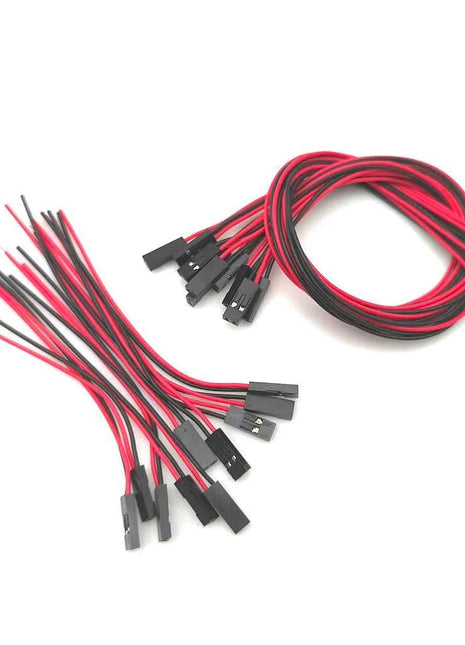 10/20 Pz 2 Pin Femmina Jumper Wire Connettore Cavo di Prolunga 10 cm/20 cm/30 cm di Lunghezza Per Cavo Dupont stampante 3D