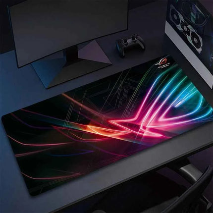Asus Rog Mause Pad Anime Mouse Mats Gaming Computer Desk Mat Mouse Carpet Pc Accessories Gamer Mouse Pad Speed Rubber Mat