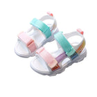 Sandali morbidi e comodi per bambini con suole antiscivolo sandali colorati per bambini per neonate (2-6 anni)